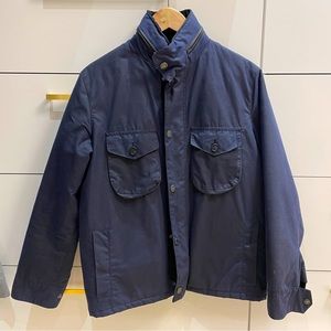 Men’s Barbour Navy Waxed Cotton Jacket